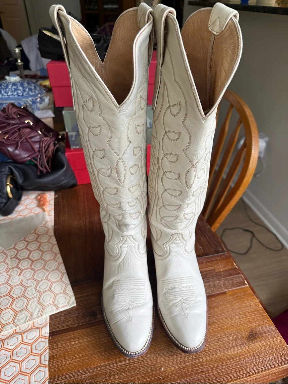 City Boots - The Houston Boot in Bone